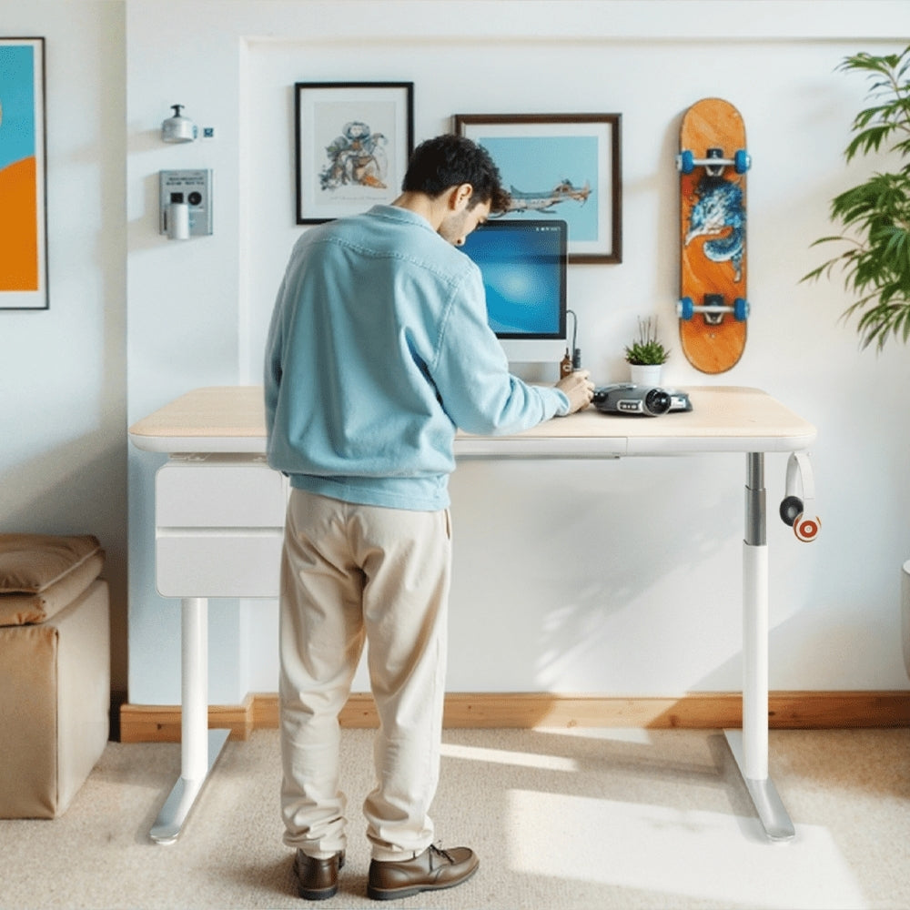 Elevate Your Workspace: Refined Standing Desk for Seamless Living